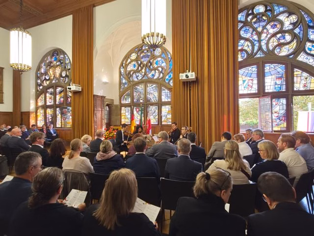 Festakt im Duisburger Rathaus zum Tag der Deutschen Einheit